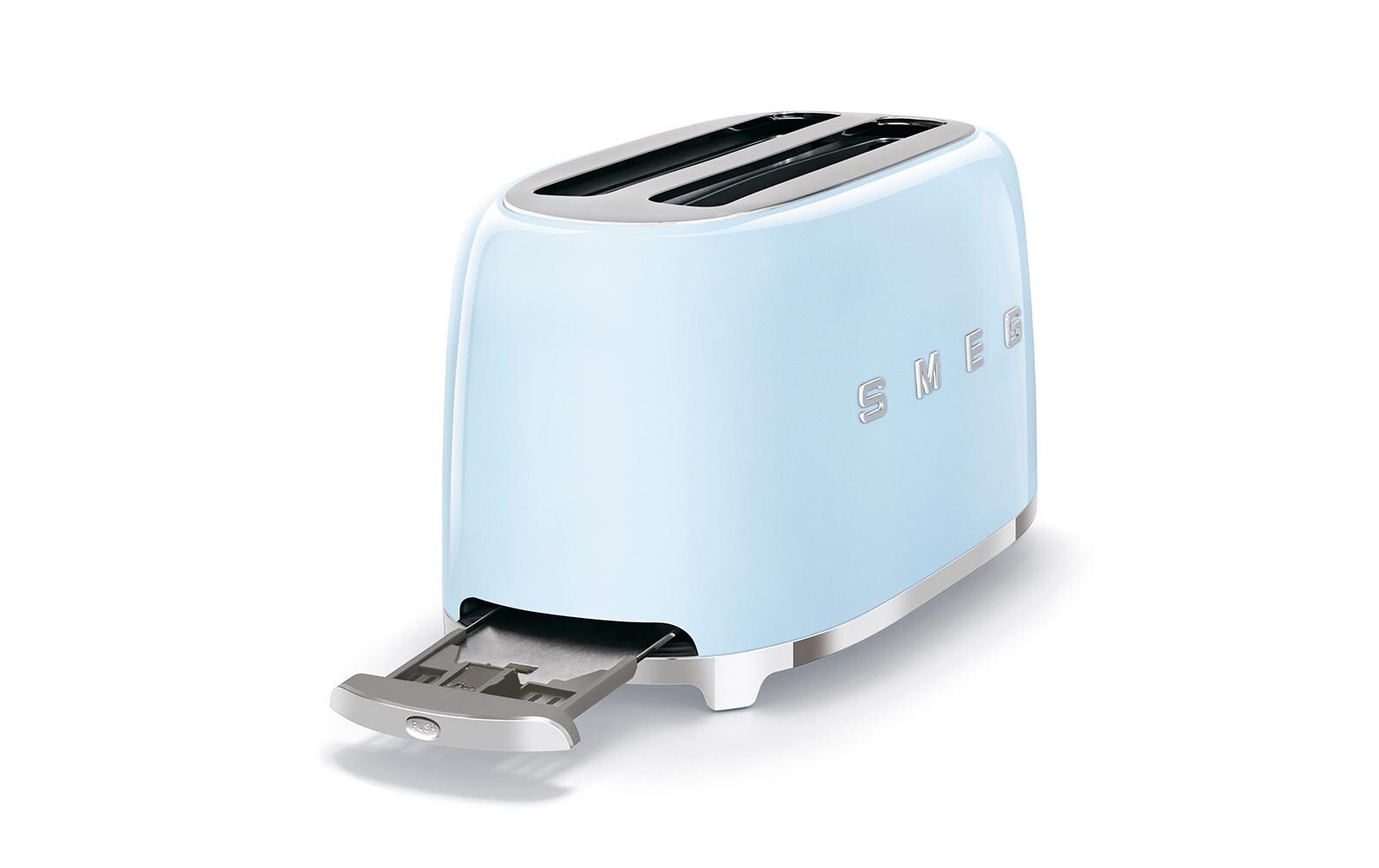 Toaster 50's Style TSF02PBEU Hellblau<br>Toaster mit extralangen Schlitzen