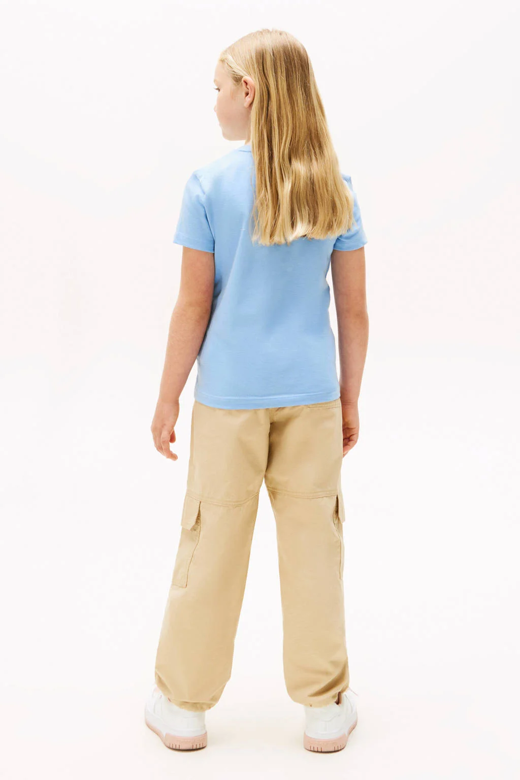 Tommy Hilfiger T-shirt lichtblauw met pailletten