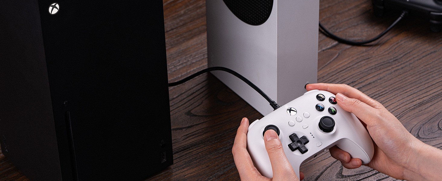8BitDo Ultimate Wired Controller for Xbox Hall Ed/ White