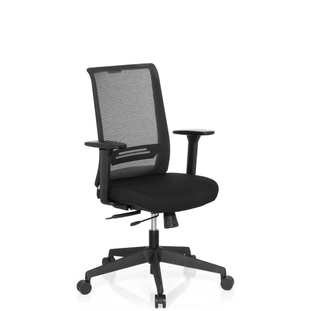 Profi Bürostuhl CONISTON Stoff/Netzstoff mit Armlehnen hjh OFFICE