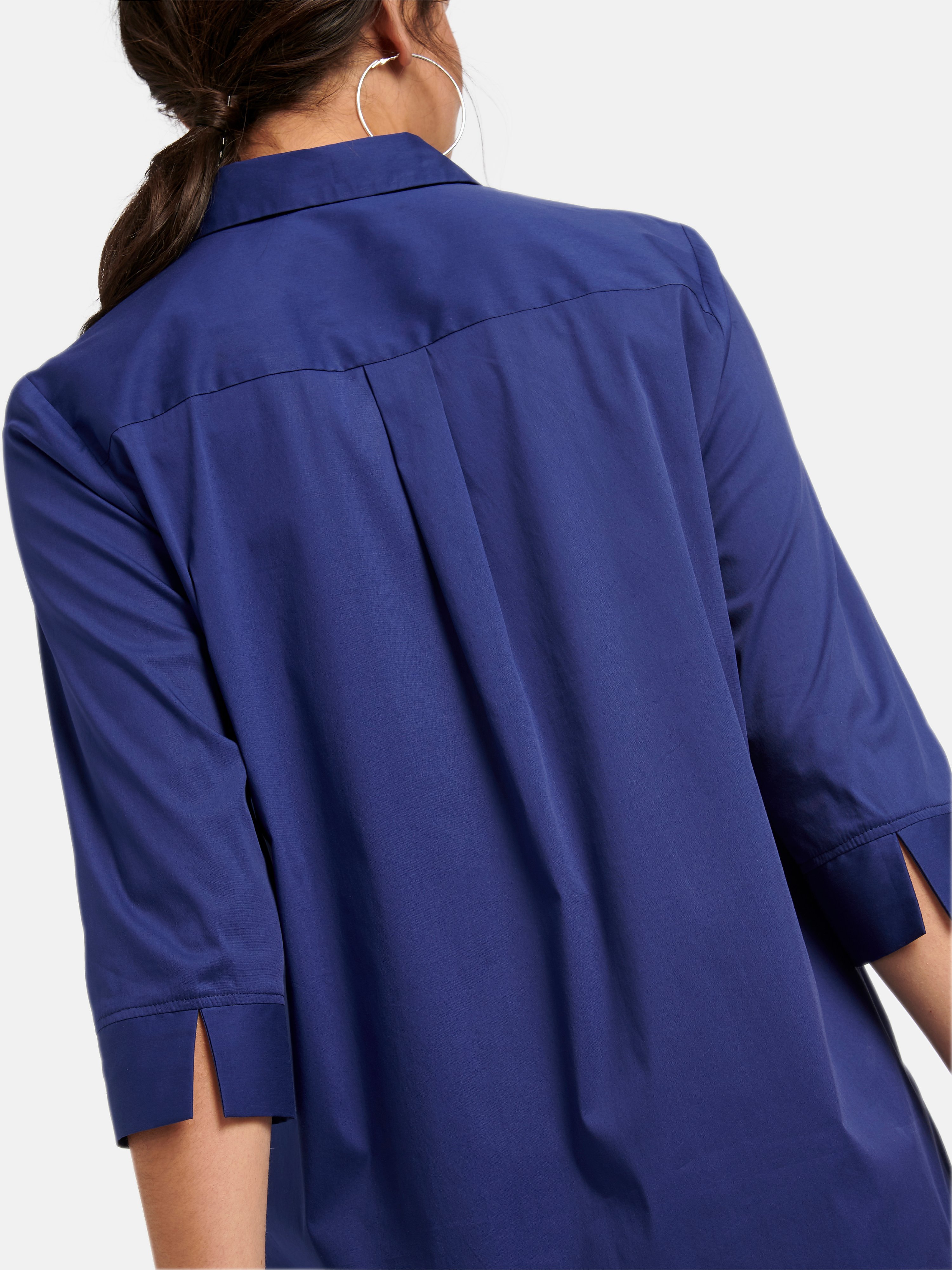 Longbluse mit 3/4-Arm