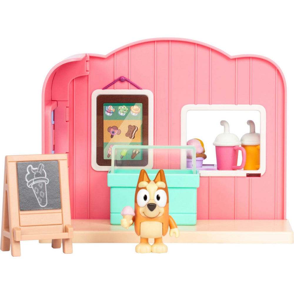 Køb Bluey Playset Mini Ice Cream shop playset