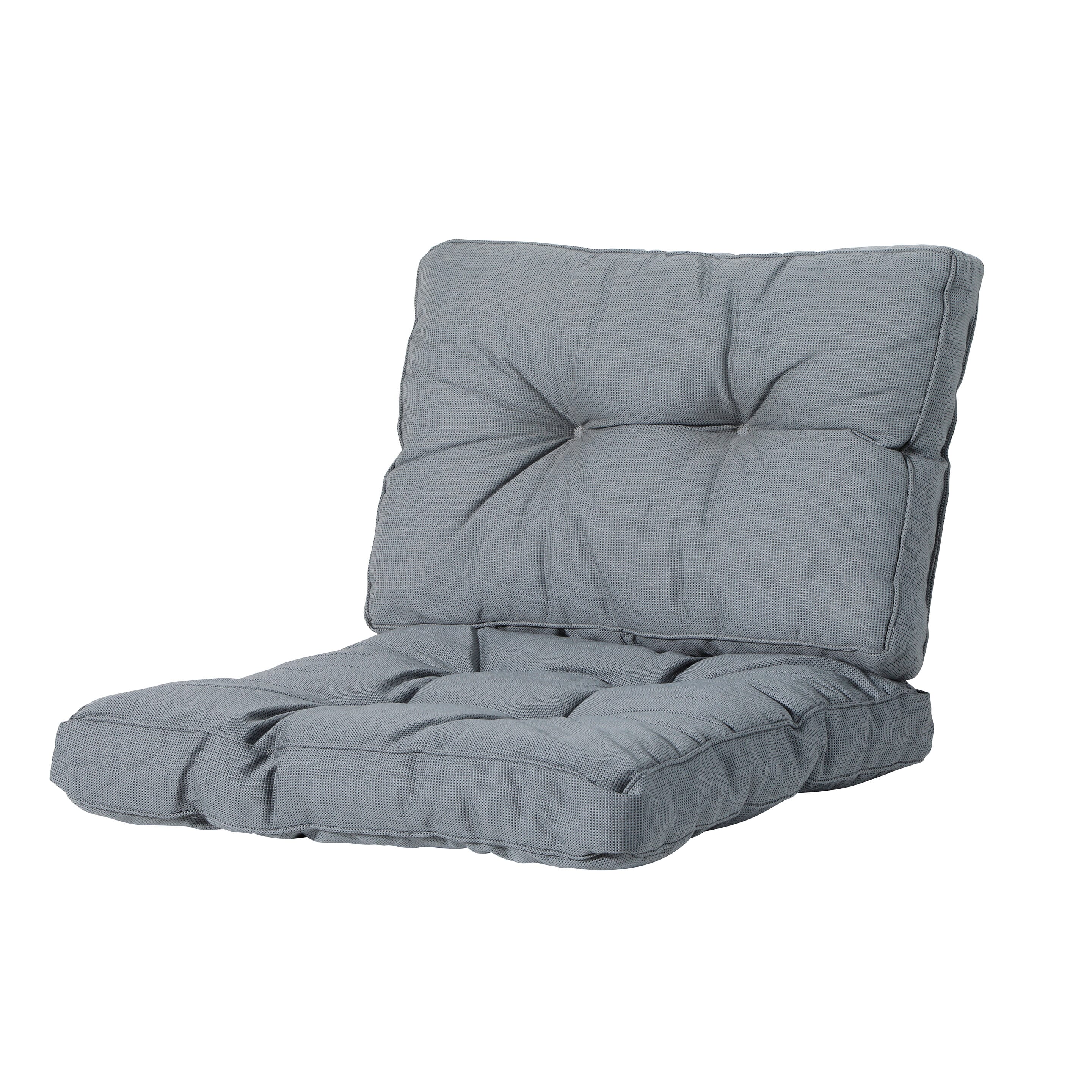 Madison Rib Grey  60x43 Loungekussen