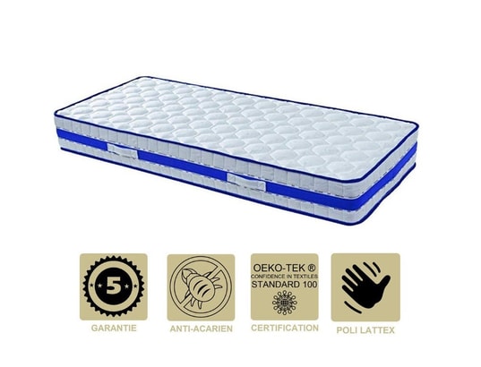 PROVENCE LITERIE - Matelas Très Epais 28,5 cm + Alèse 120x190 Très Ferme + Orei...