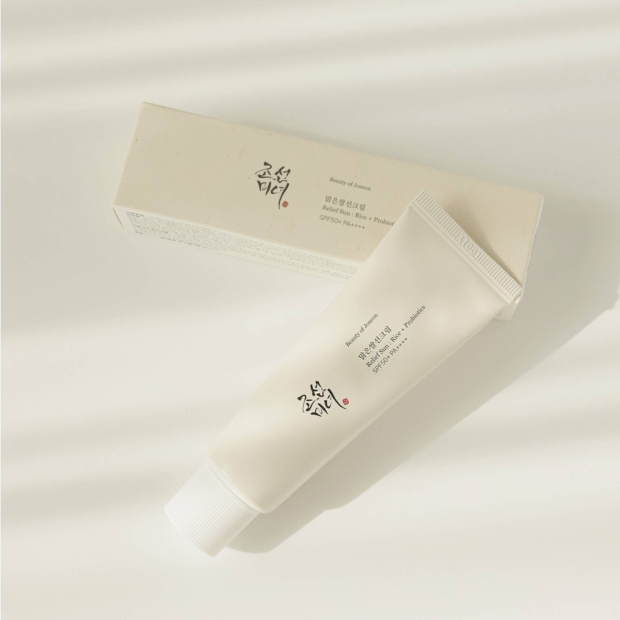 Crème Solaire Hydratante SPF 50  Relief Sun : Riz   Probiotiques / 50ml