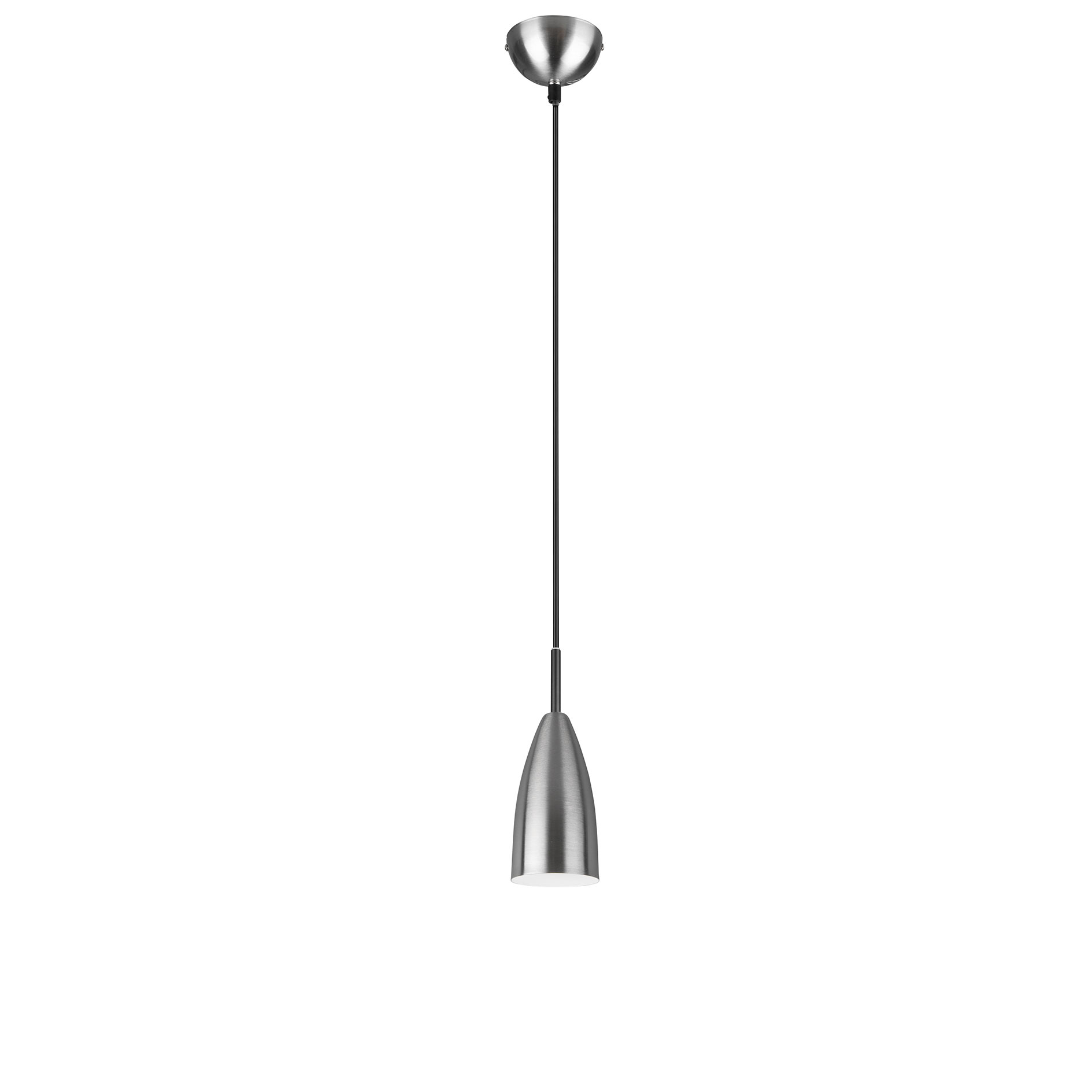 Pendelleuchte - Nickel matt - 150 cm