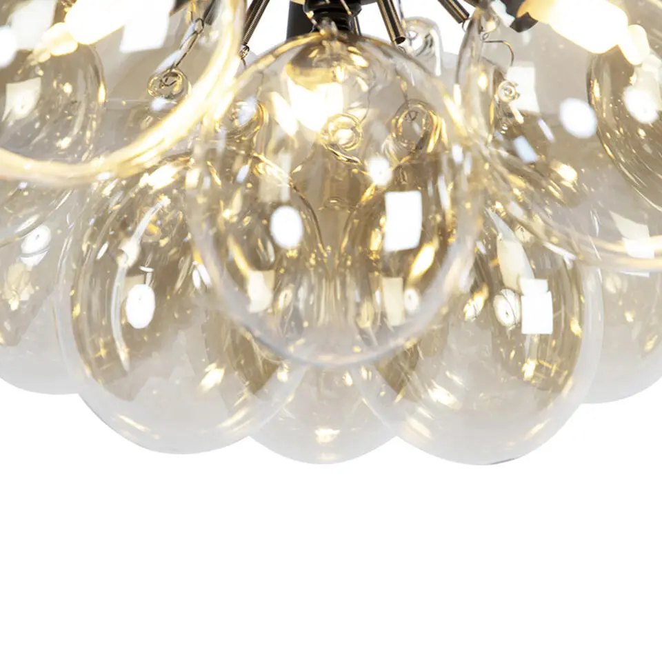Qazqa plafondlampen uvas goudkleurig g9