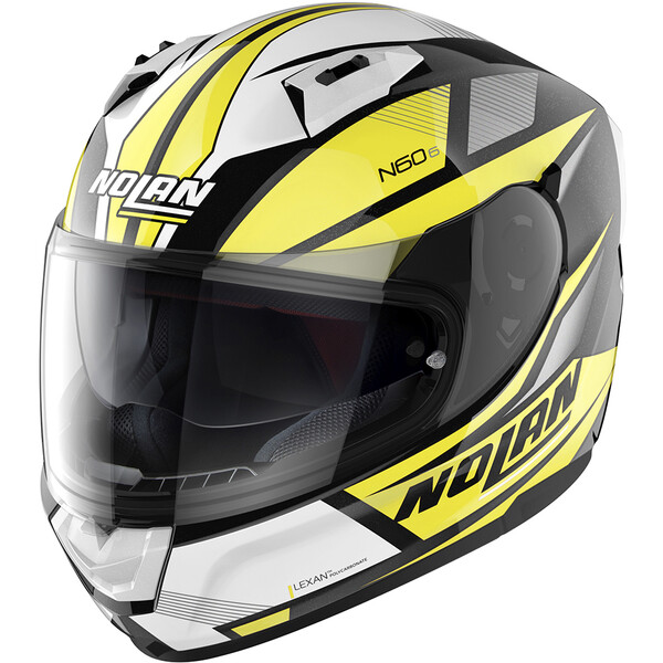 Nolan - Casque N60-6 Downshift Noir / Blanc / Jaune