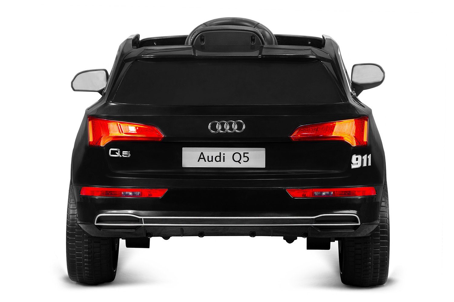 Carrinho elétrico infantil Kidix Audi Q5 Police com 2 baterias de 40W 12V 7Ah.