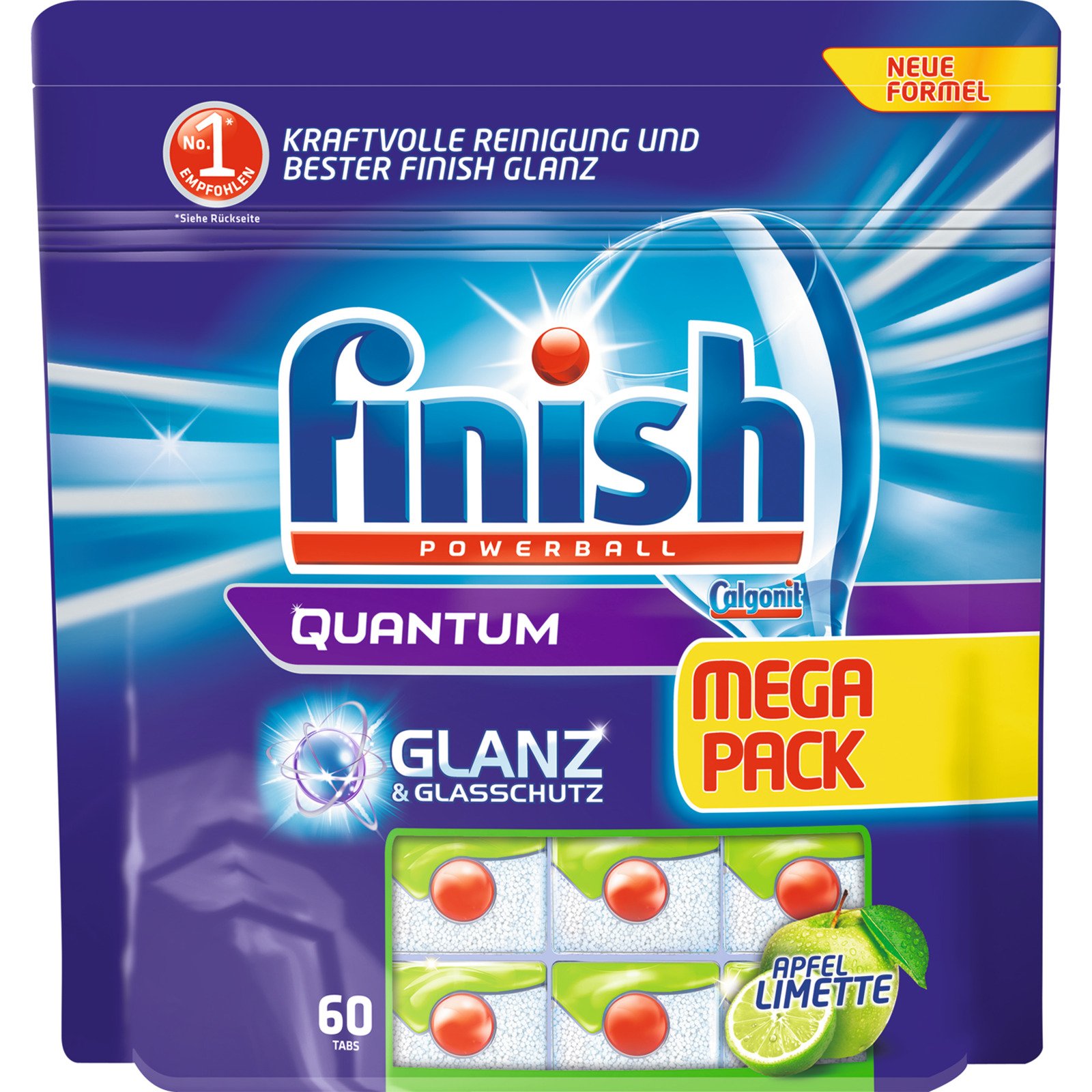 Finish Powerball Quantum Apfel & Limette MEGAPACK 60 Tabs