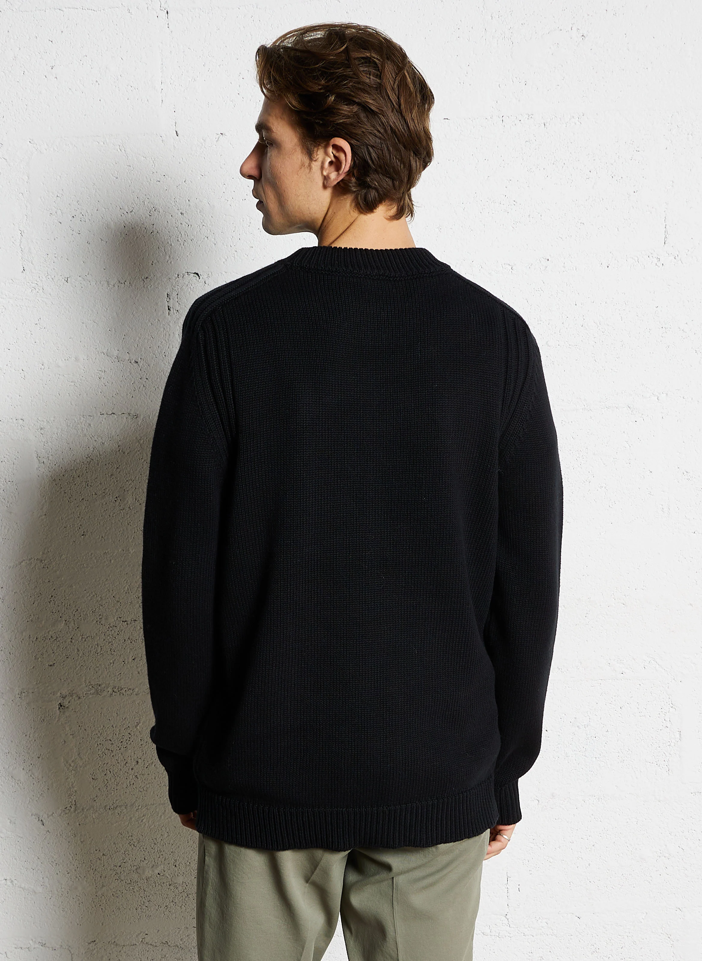 DILVAC - Pull grosse maille | Noir