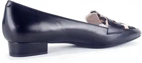 59402 CALAND ZWART LUIPAARD - maat 43 pump zwart luipaard - maat 43 Calandschoen