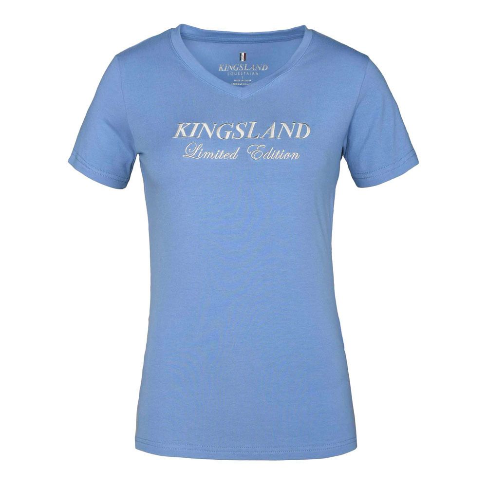 Kingsland KLOASIS V-NECK - Tee-shirt Femme blue riviera