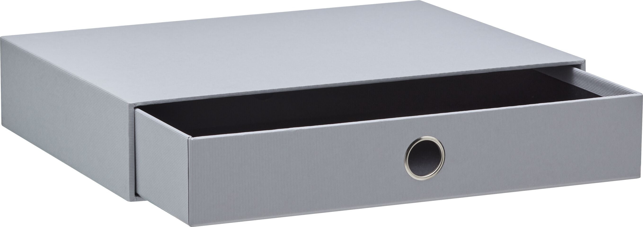 SOHO Schubladenbox - Grau / B: 33.5 cm x T: 25.2 cm x H: 6.5 cm