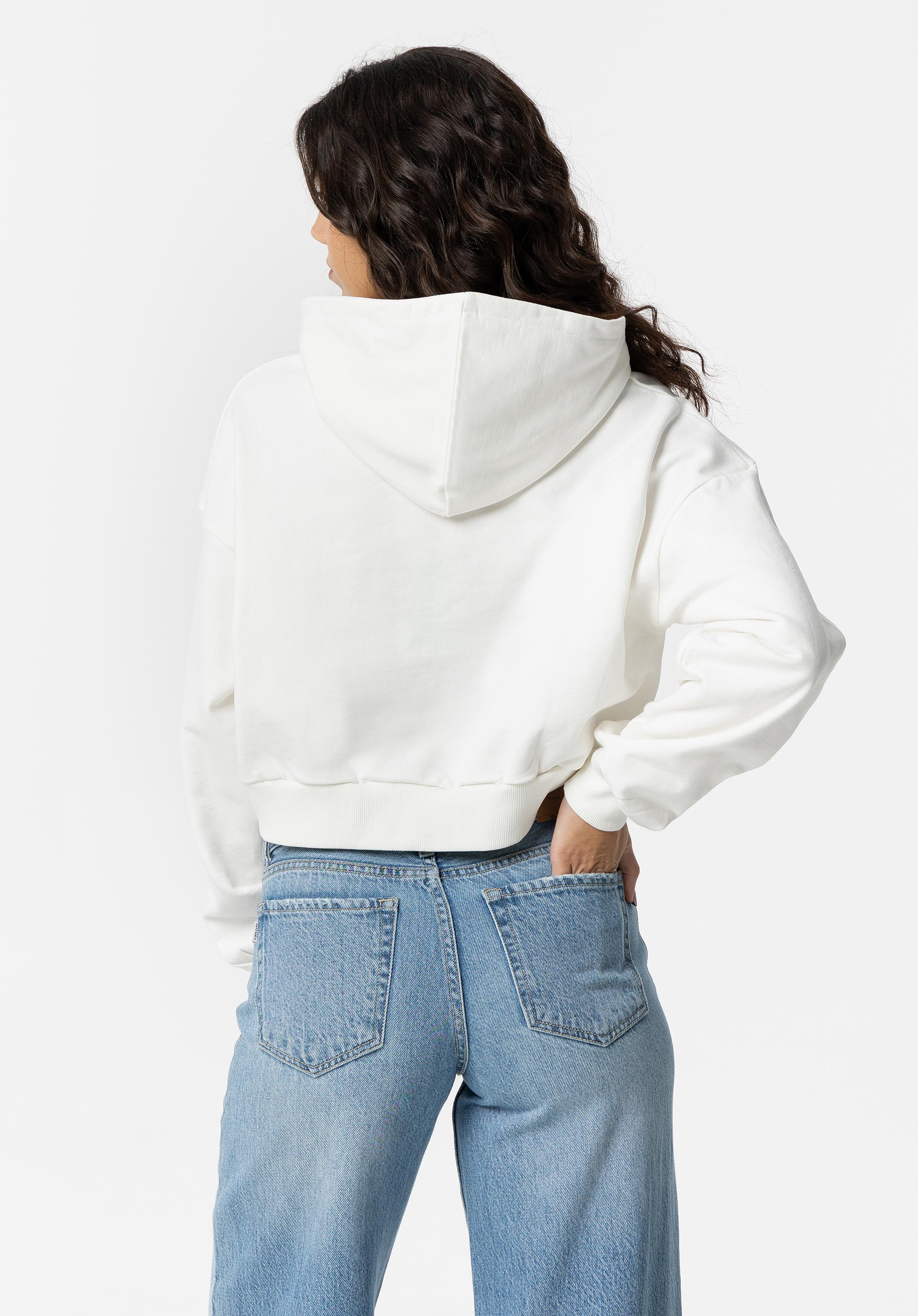 Hoodie com Texto Frontal