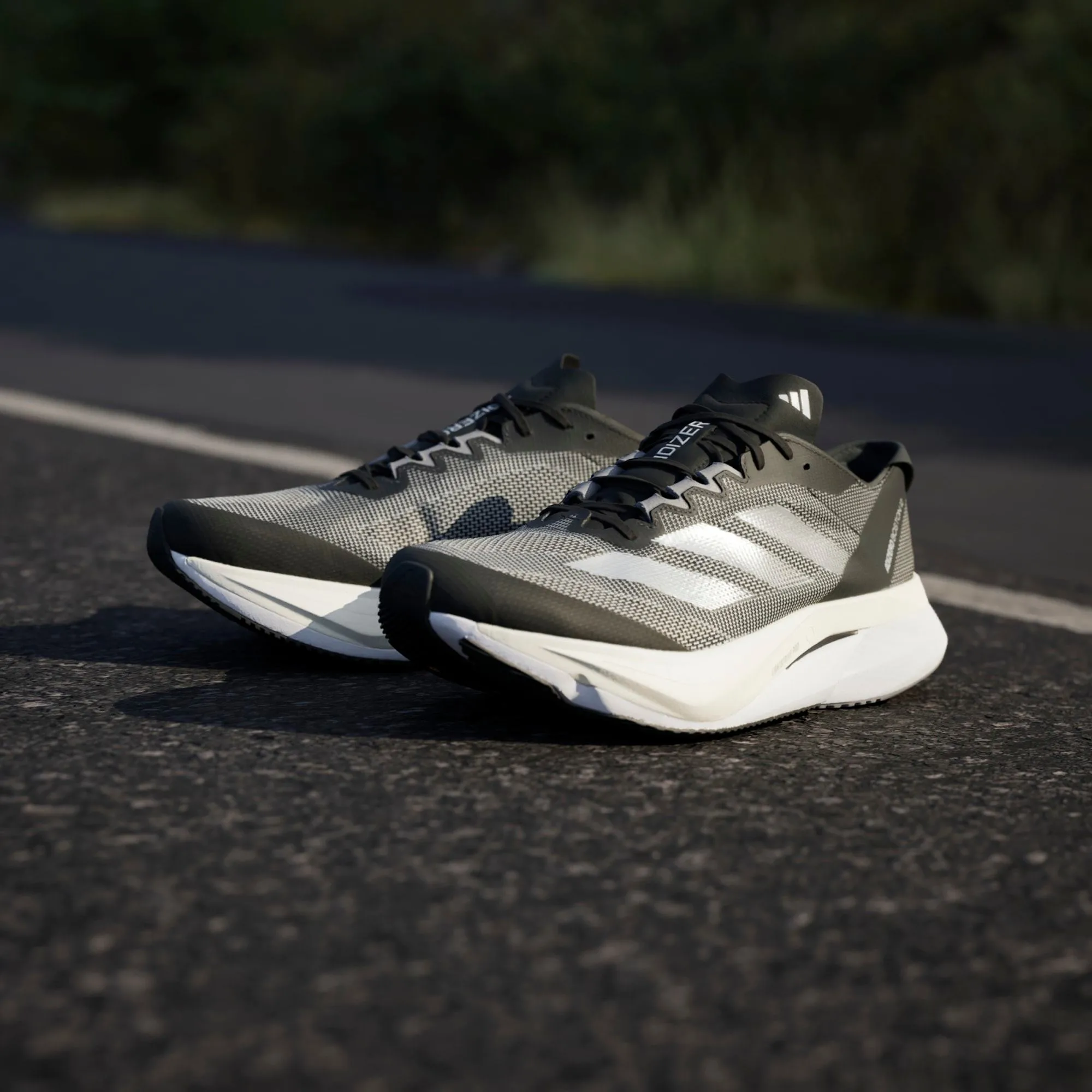 Adidas Men's Adizero Boston 12 Shoes Core Black/Cloud White/Carbon