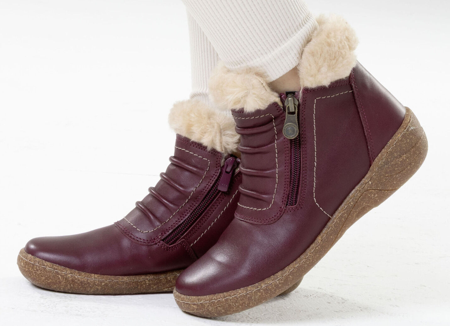 ELENA EDEN, gefütterte Damen-Boots, Winterschuhe, Weite G, mit herausnehmbarem Fussbett
