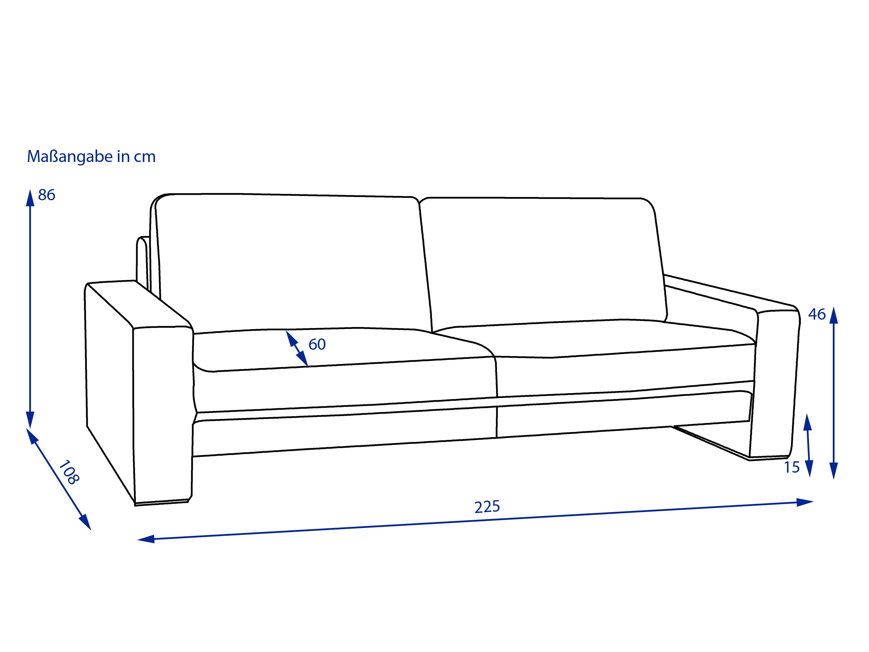 Sofabank ROLF BENZ Ego 011
