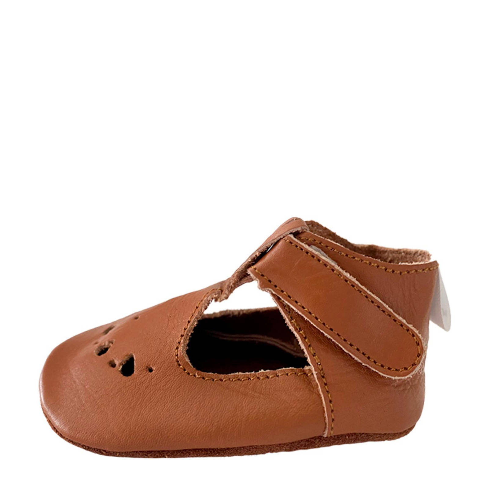 Babysteps leren babyslofjes cognac