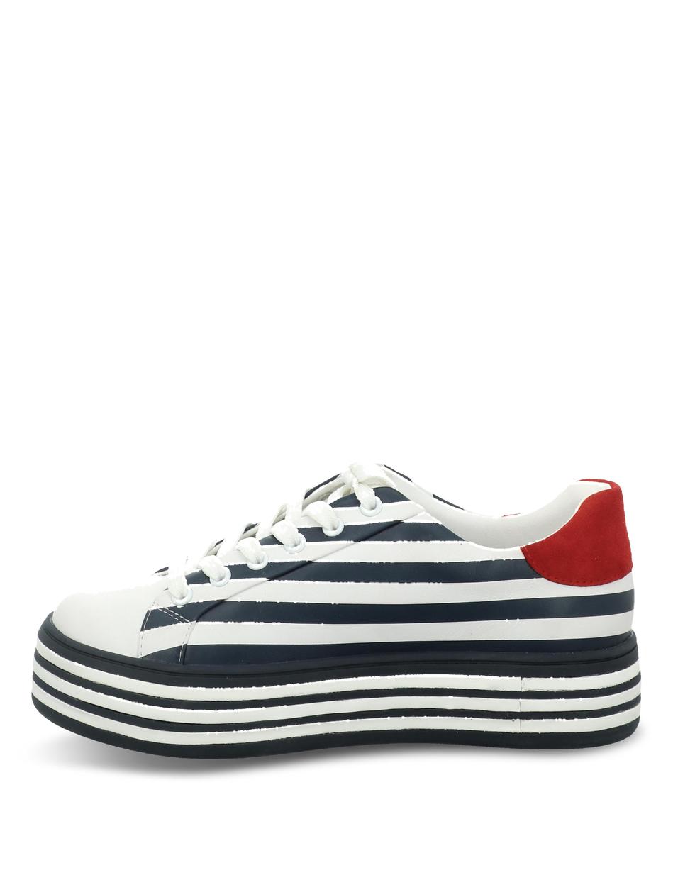 Sneaker Novara 02, weiss-blau