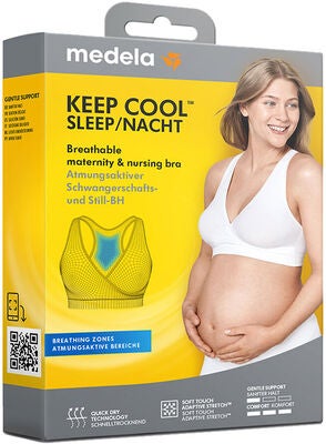 Medela Keep Cool Night Amme-BH, Svart