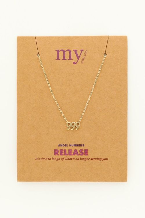 Angel number 999 ketting