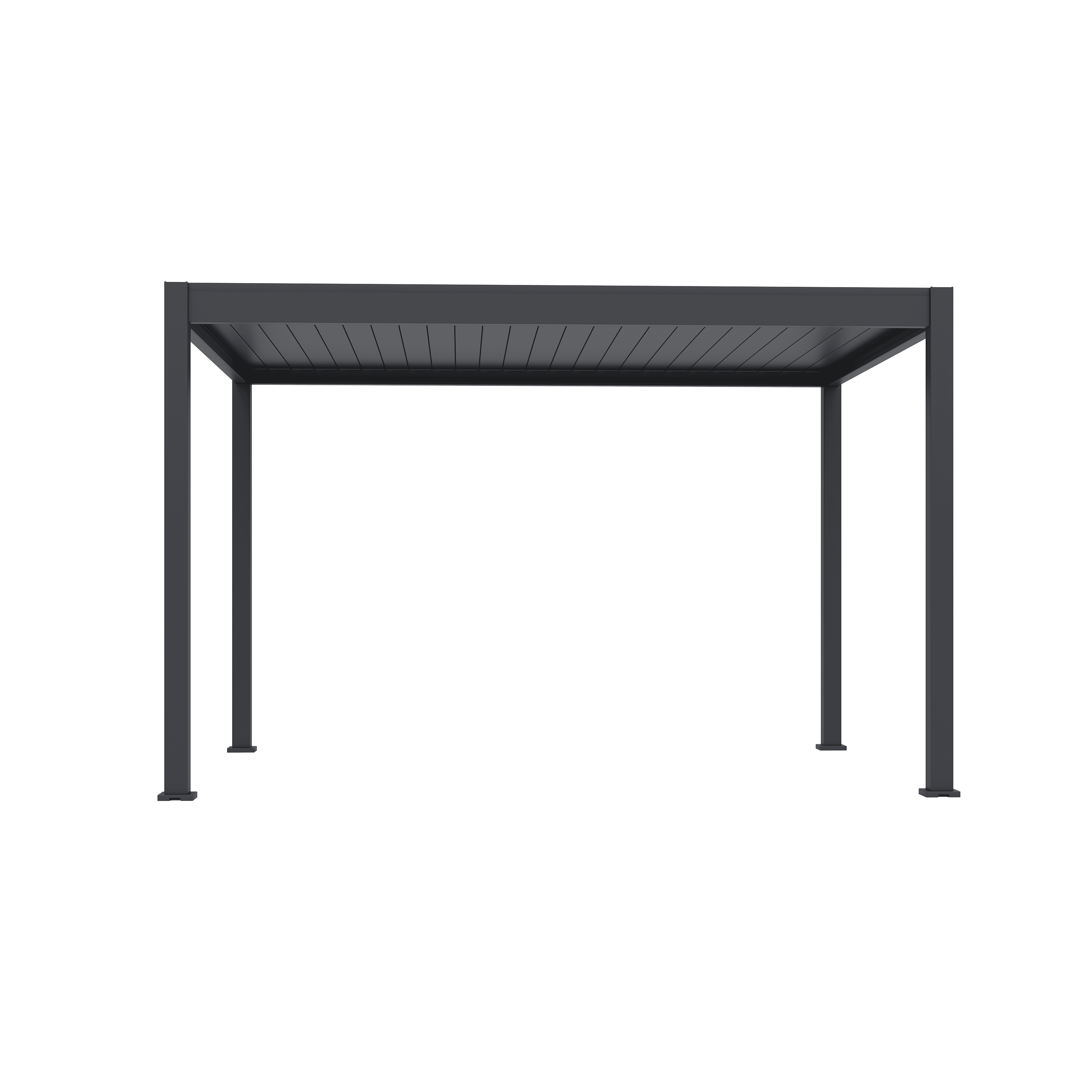 Orion Deluxe 300x400cm elektrisch overkapping met LED - antraciet
