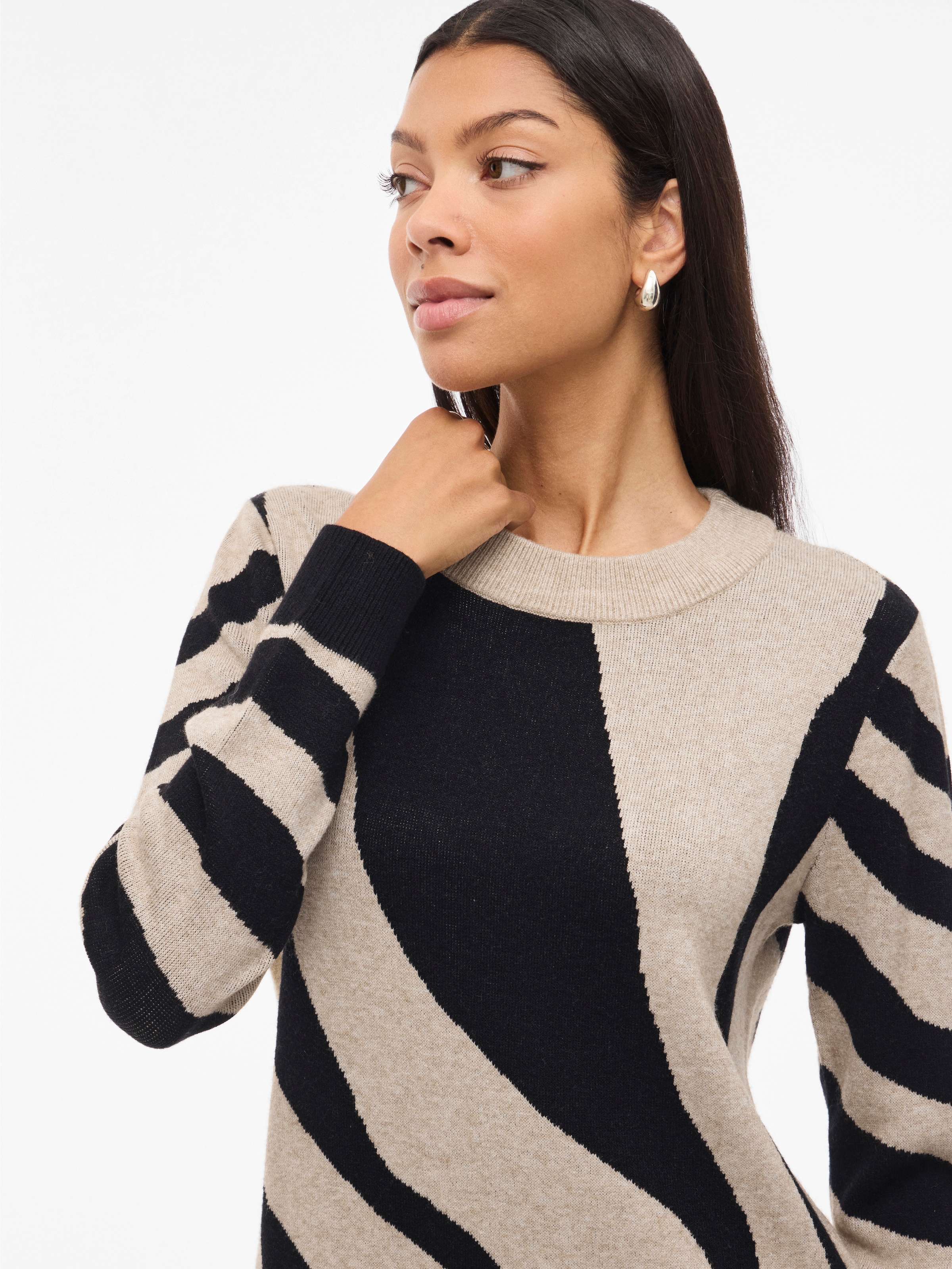 Vila Midikleid »VITIF CREWNECK KNIT MIDI DRESS- NOOS« Sommerkleid,