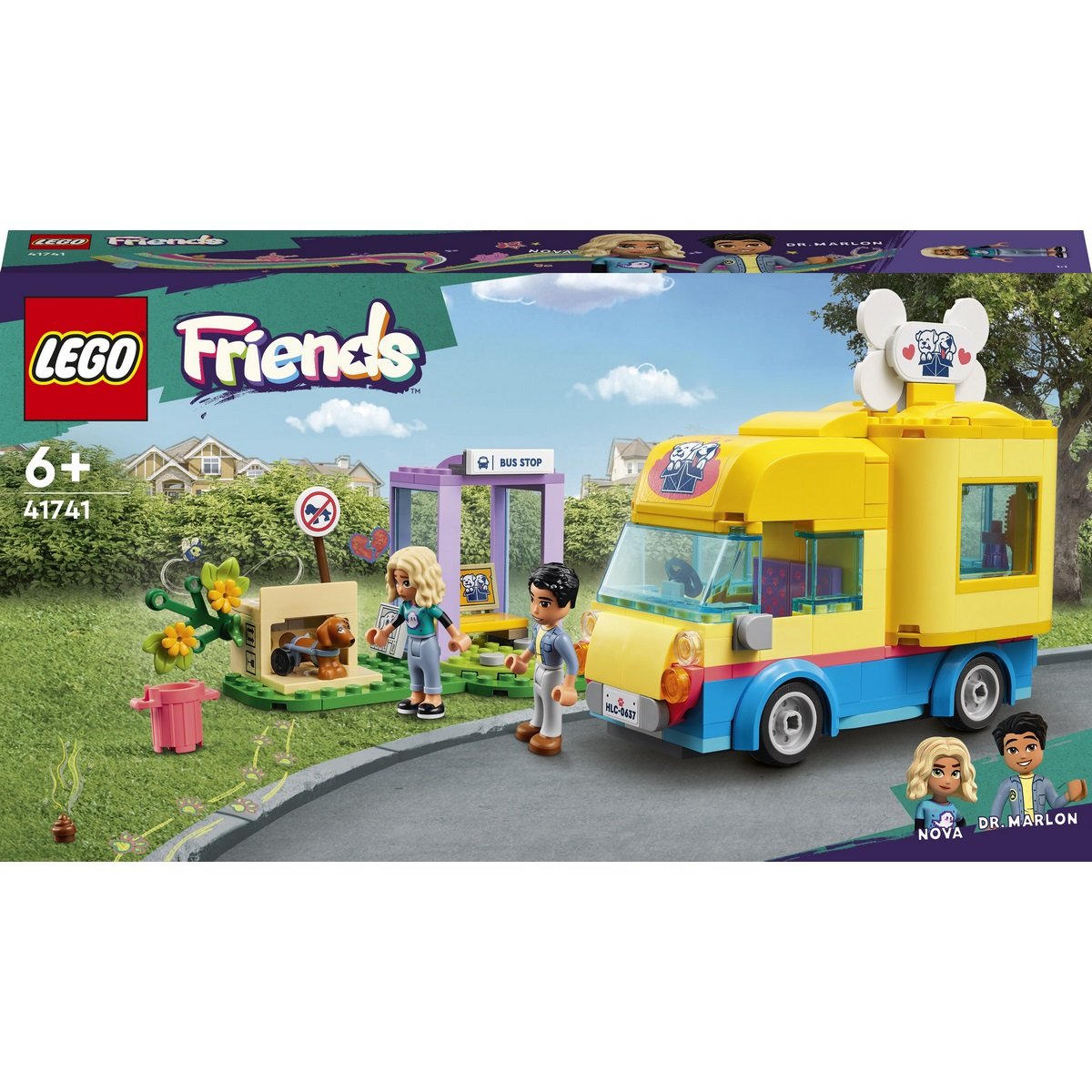 La fourgonnette de sauvetage canin Lego Friends 41741