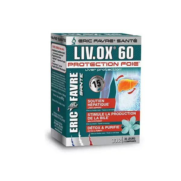 Eric Favre Bem-estar Liv.Ox 60 Proteção Hepática 60 comprimidos