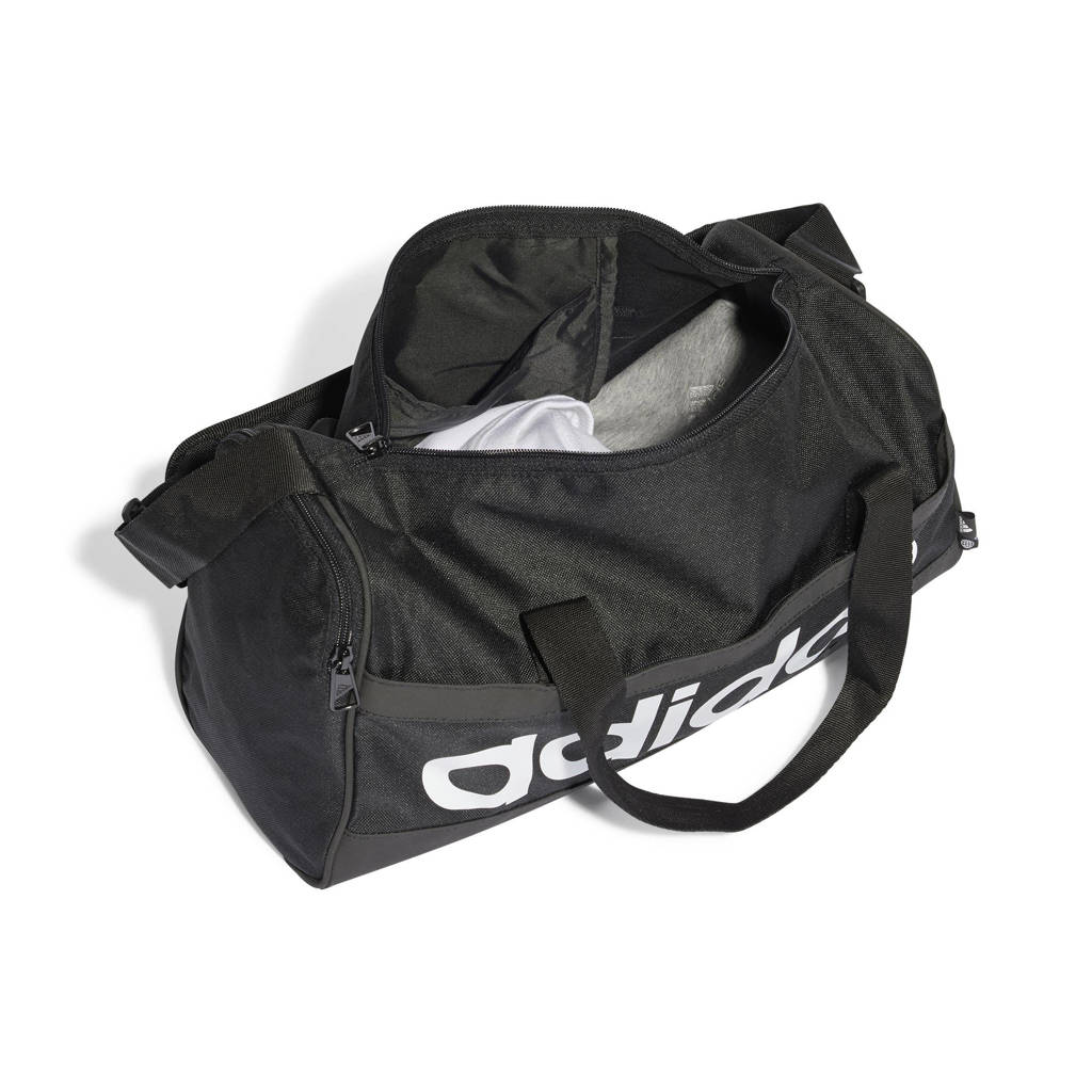 Top voor mijn werk.sporttas Linear Duffle XS 14L zwart/wit