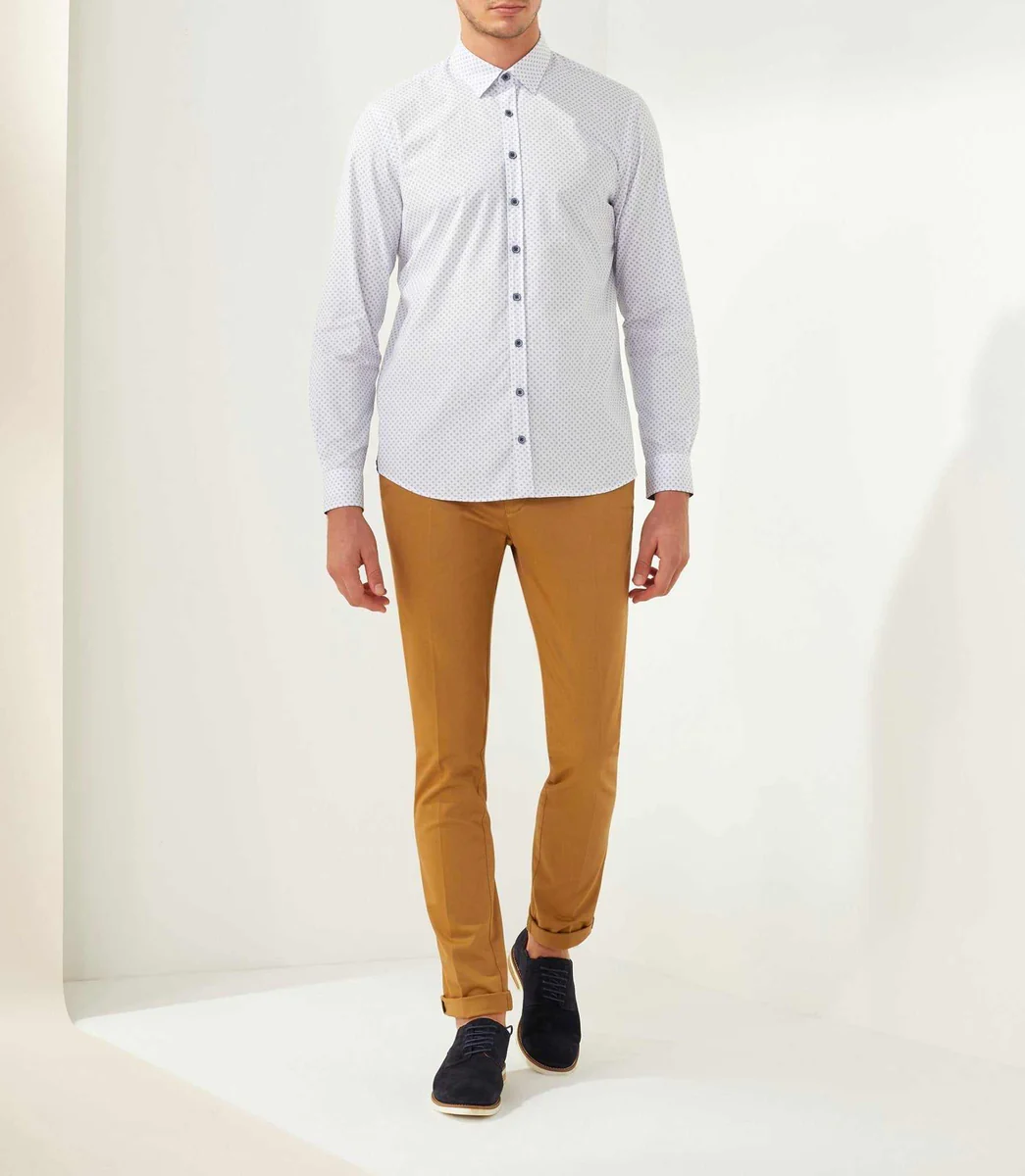 Chemise casual marine 