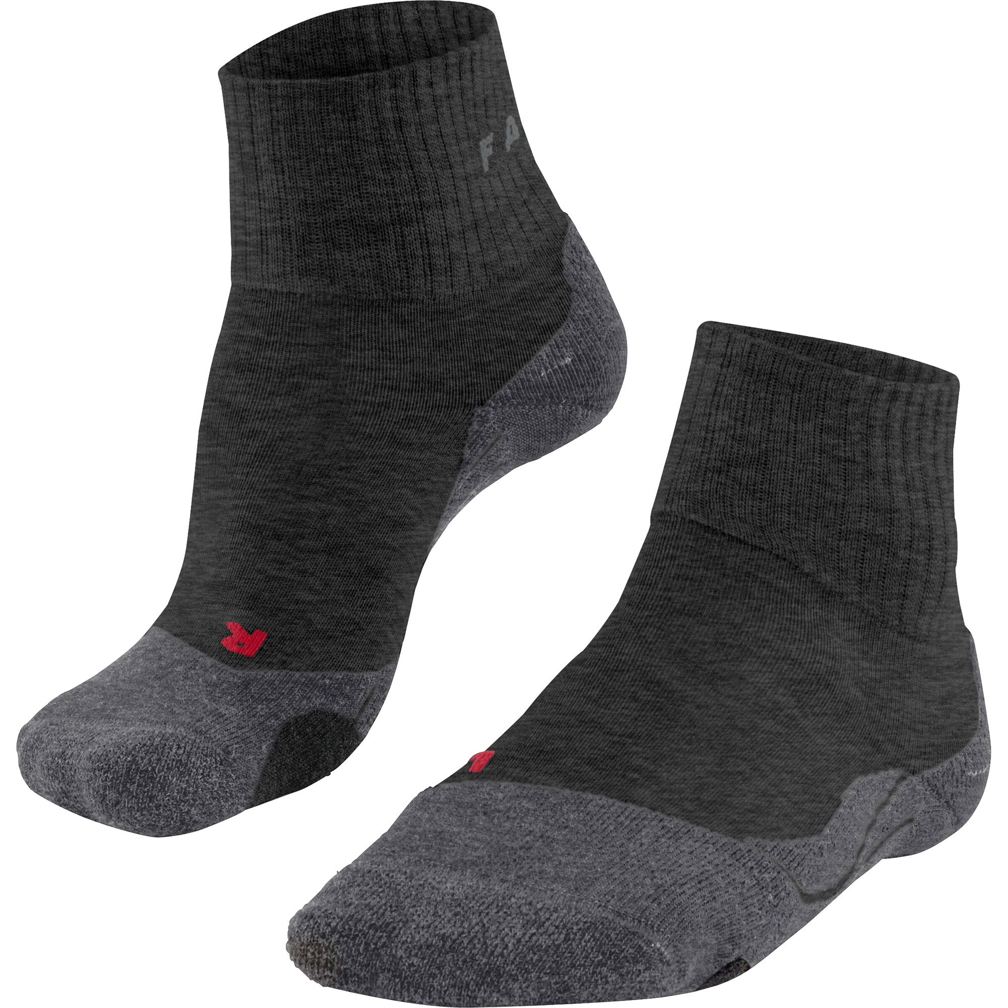 Falke TK2 Explore Short Wandersocken Damen asphalt melange