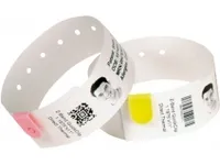 Zebra Z-Band Direct Adult Size - Polypropylen (PP) - klæbemiddel - 19.05 x 279.4 mm 175 stk. armbånd - for Zebra HC100 Patient I.D. Solution