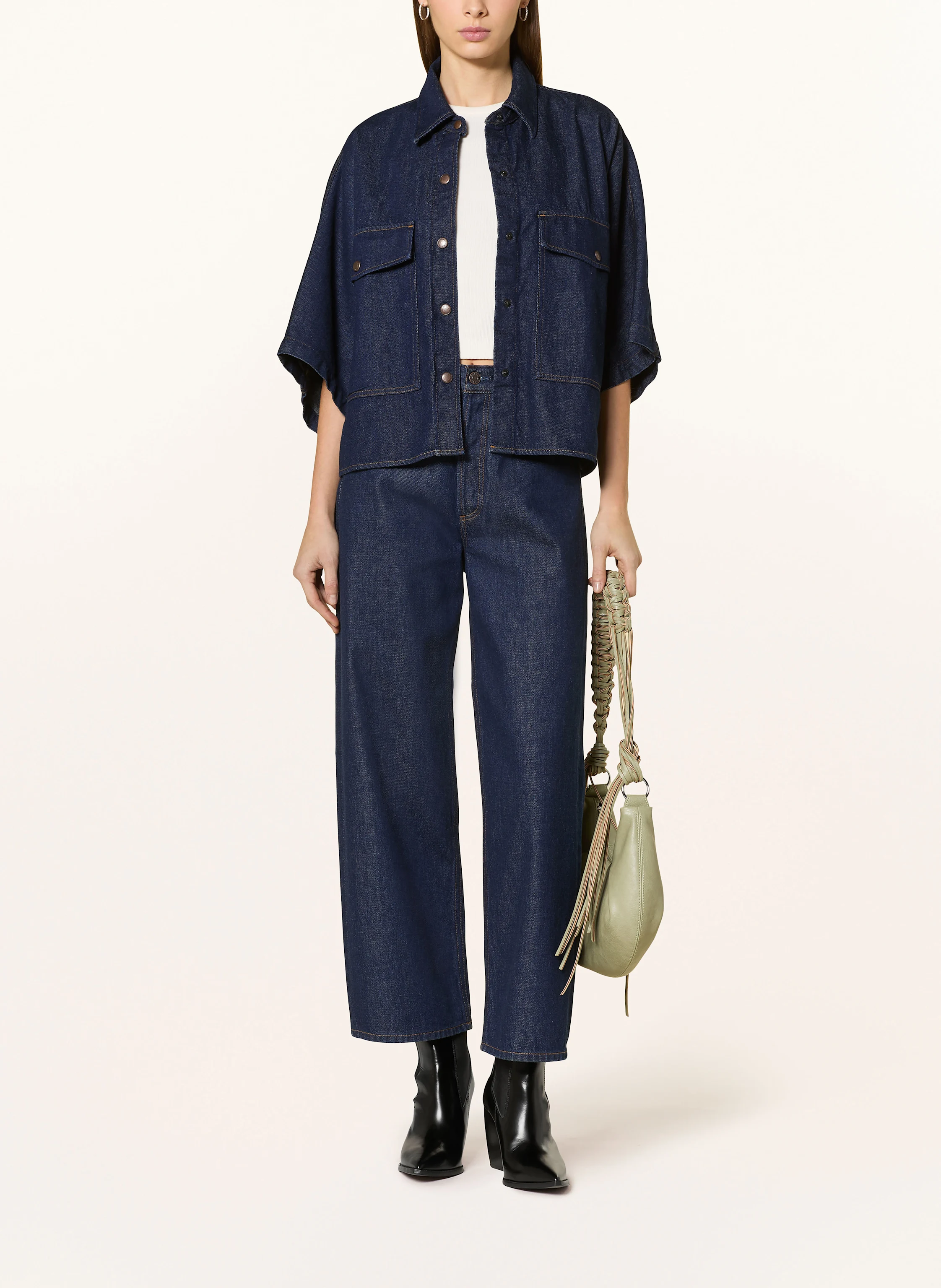 AGOLDE Jeansbluse TARON