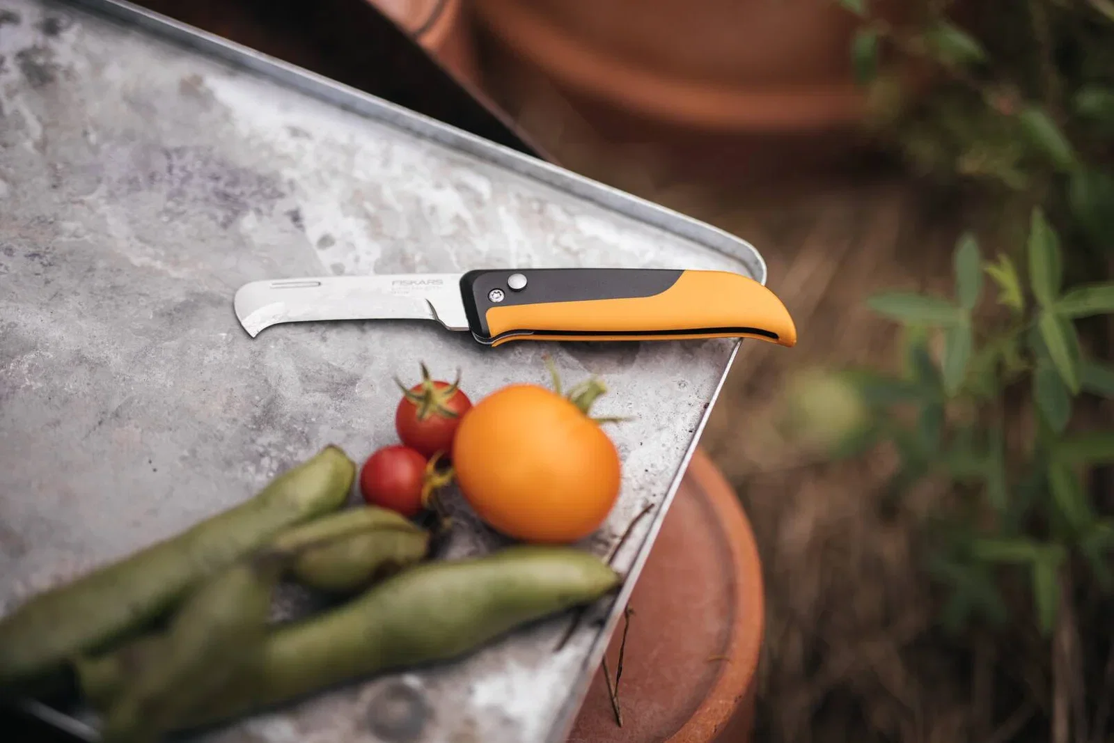 Fiskars Sammeleggbar Innhøstningskniv X-series