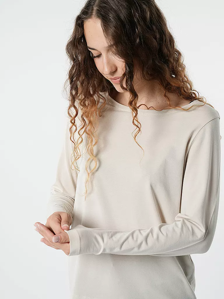 MARC O'POLO Langarmshirt beige