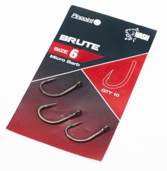 Hameçon Carpe Nash Pinpoint Brute (10 Pièces)