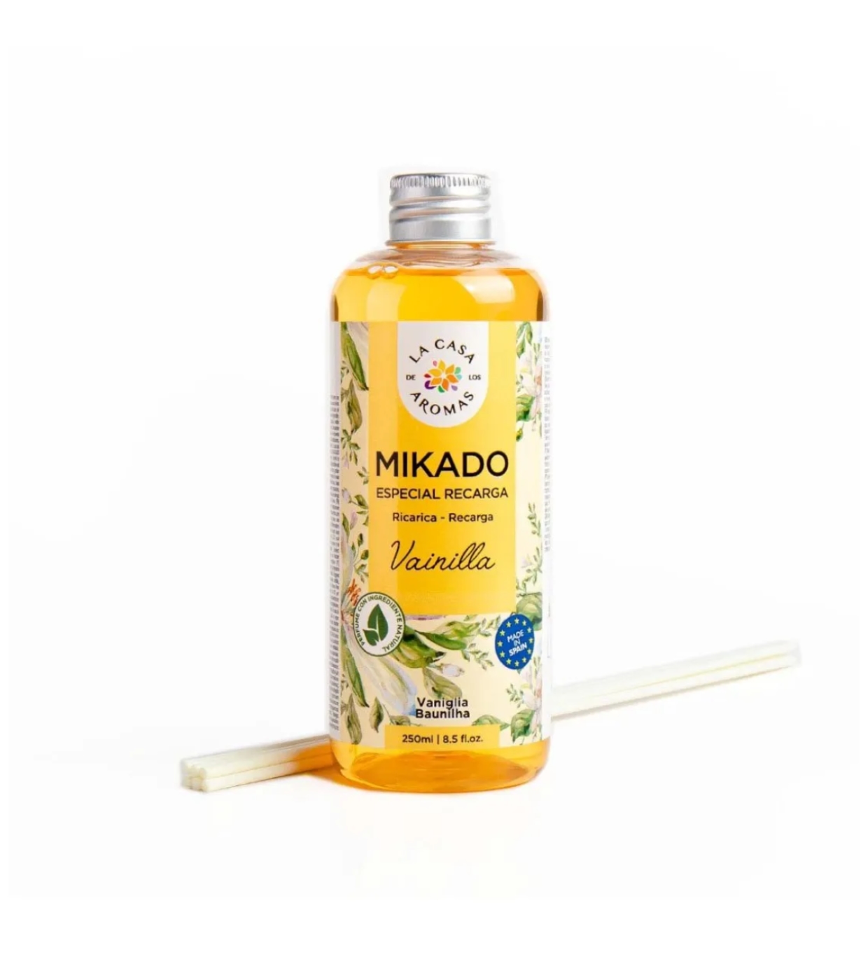 La Casa de los Aromas - Refil de ambientador Mikado 250ml - Baunilha