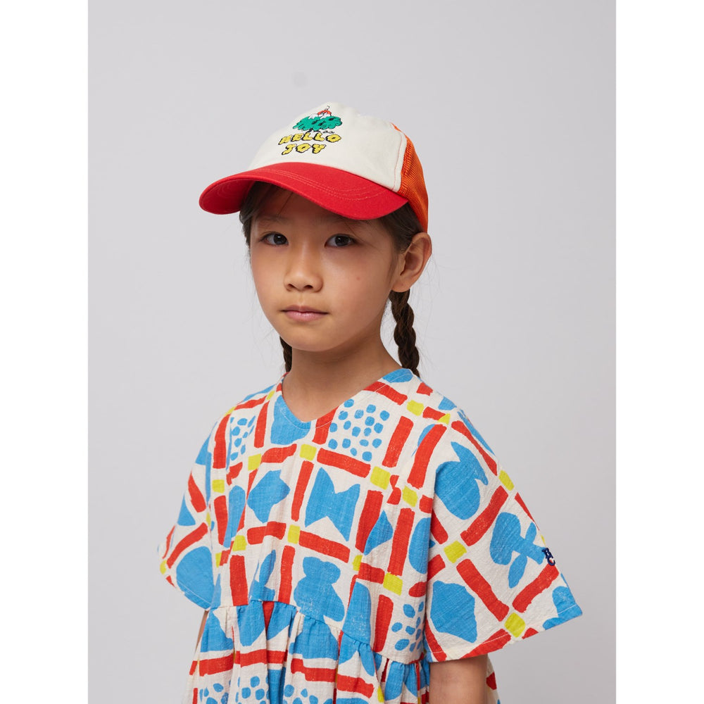 Køb Bobo Choses Red Hello Joy Mesh Kasket