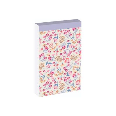 Blue Art Grenadine Heart - To-do-list - 10 x 18 cm - 35 feuilles - jardin fleuri