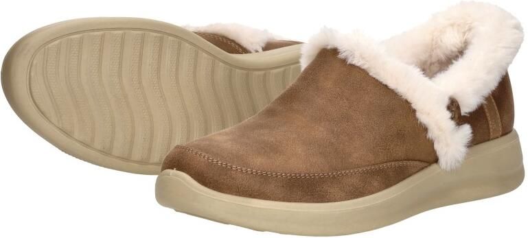 Skechers Slip-ins Cozy Escape Pantoffel cognac