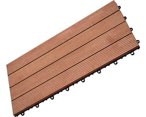 Konsta WPC kliktegel 30 x 60 cm, bruin