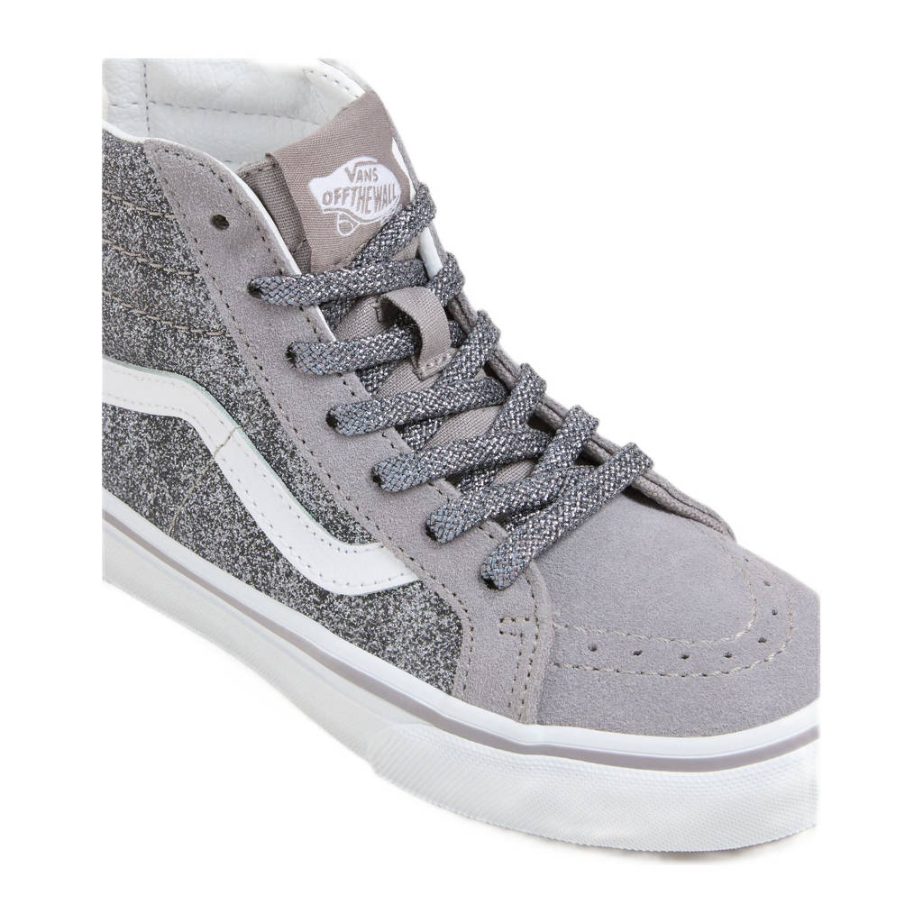 VANS SK8-Hi Zipsneakers grijs/wit