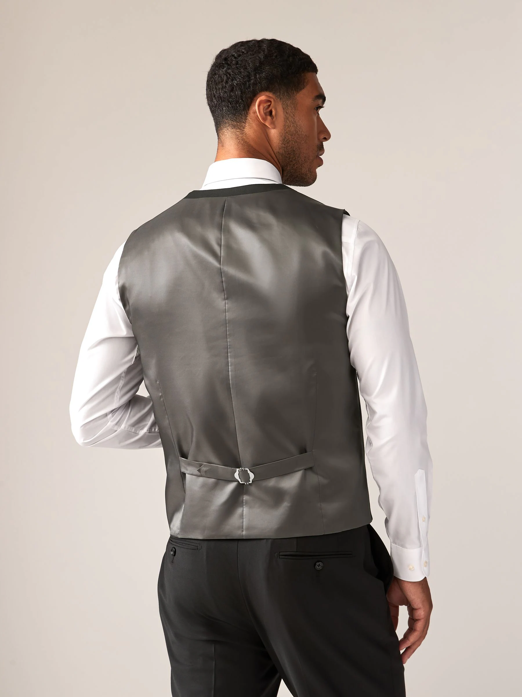 Zwart - Wollen Blend Motion Flex Pak gilet