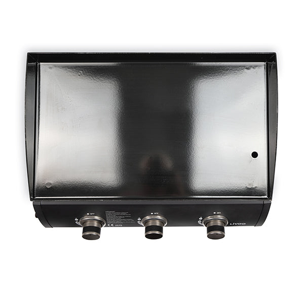 Plancha à gaz 3 brûleurs DOC277N Livoo