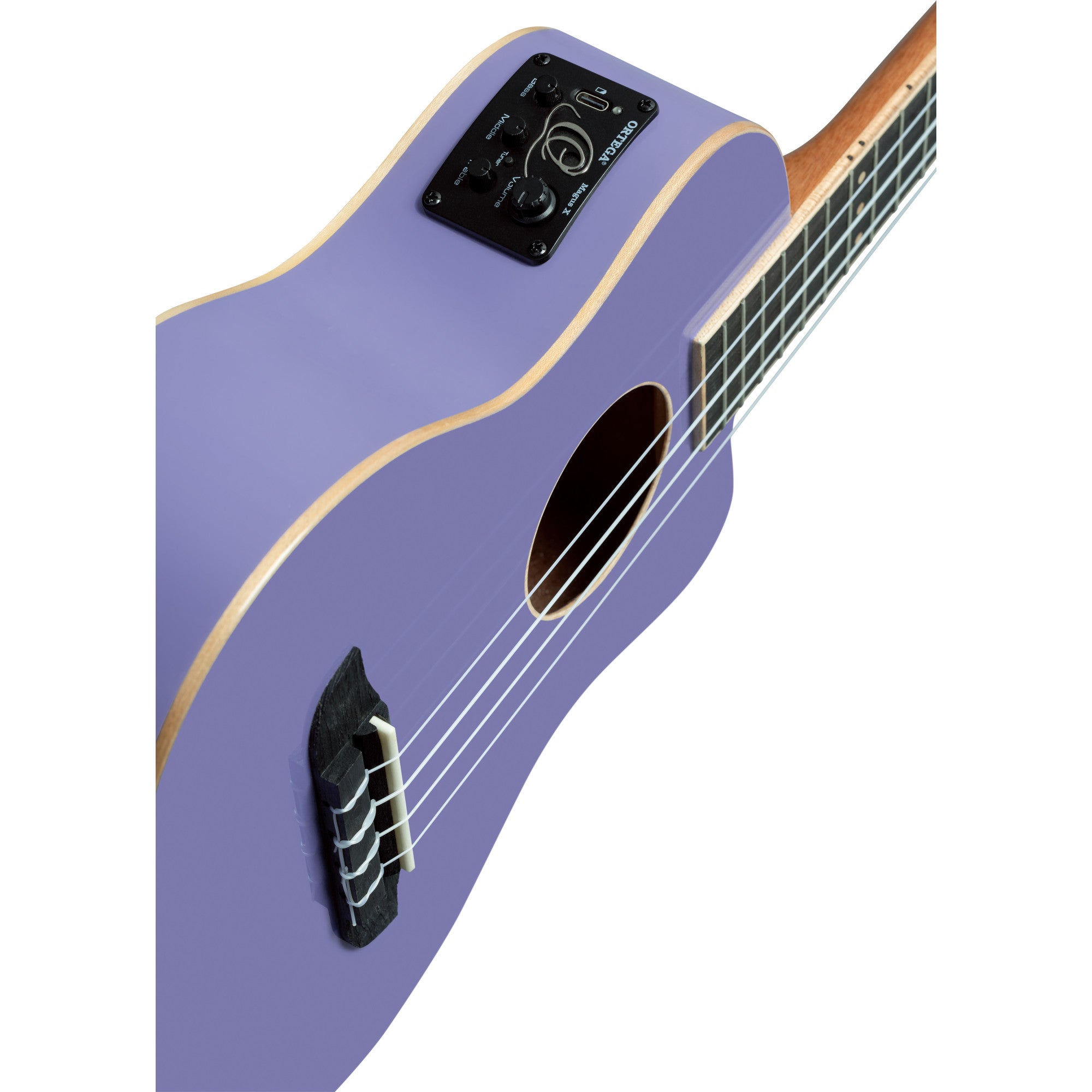 Ortega Horizon Series RUHZT-CE-VP E/A tenor ukelele met gigbag