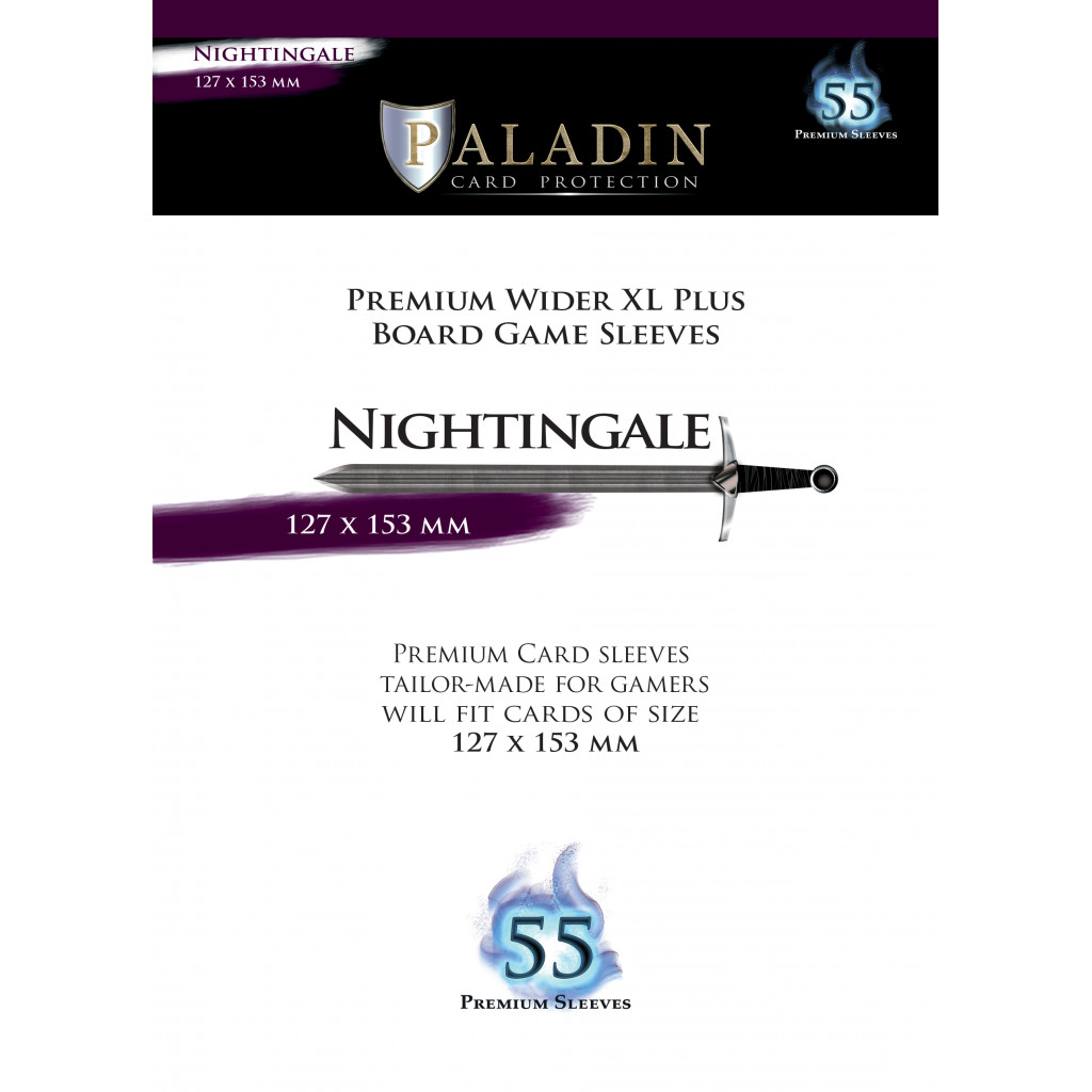 Pochettes Paladin - Nightingale Wider XL Plus - 127 x 153 mm - 55p