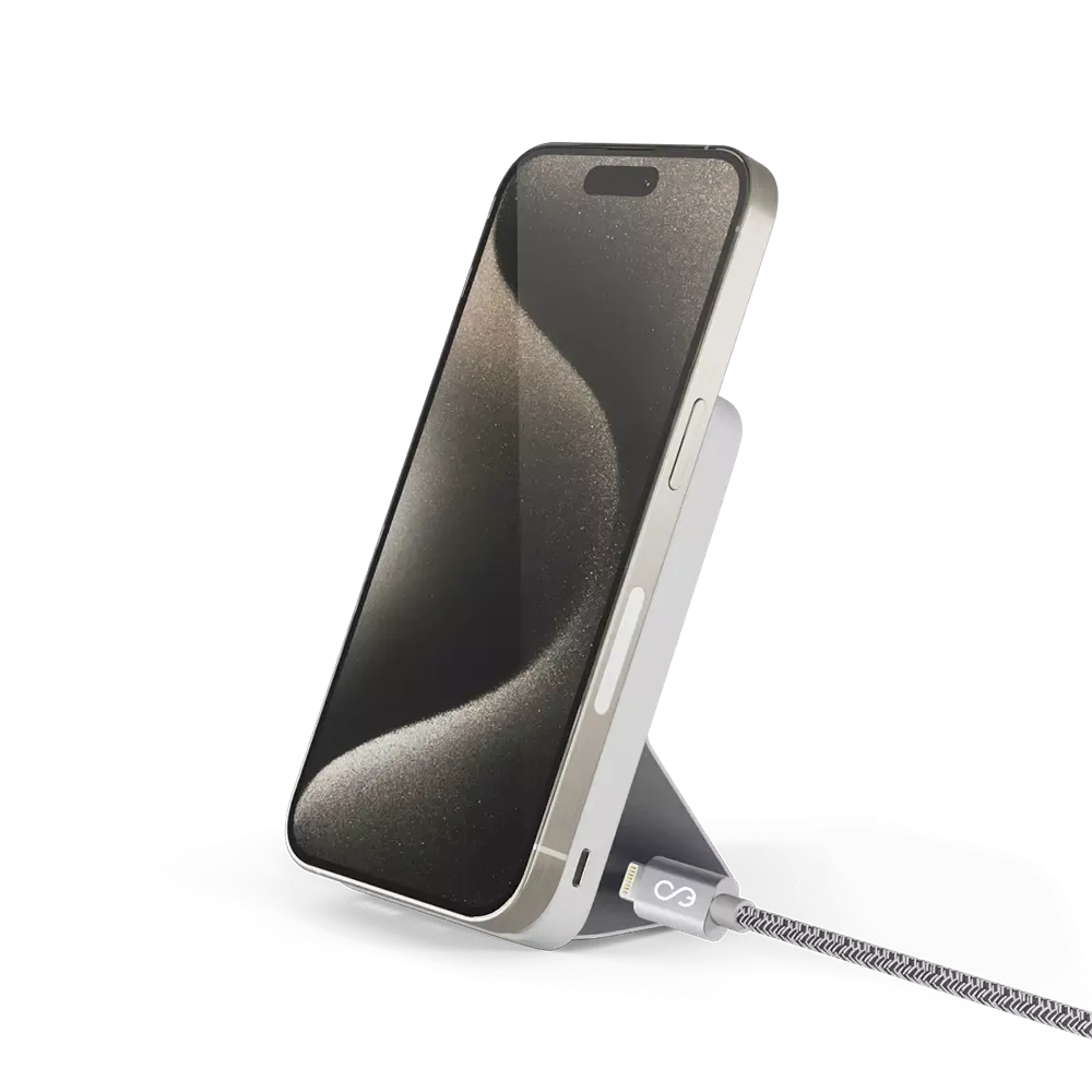 (20W) 7000mAh Mag  Stand Magnetische MagSafe Powerbank USB C Ladegerät mit Kickstand   Ladekabel (9915101300249) - Weiss