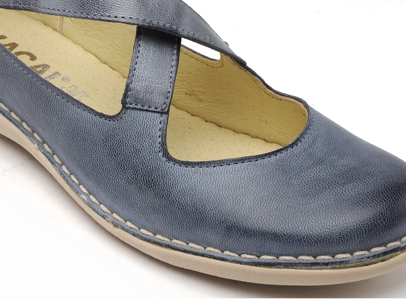 Chacal ballerines femme 6600 bleu